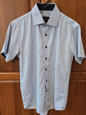 AZARO UOMO ITALY shirt short sleeve small, Bellissimo!